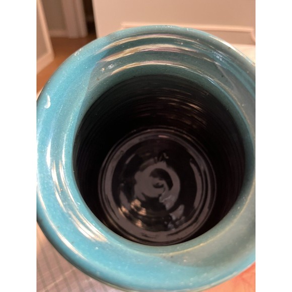 Great Bay Pottery Salt Glaze Crock Canister Bean Pot with Lid USA - Picture 8 of 12